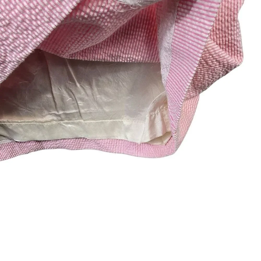 Spitalnick & Co. Pink Textured Zip Skirt Pencil Skirt Size 8